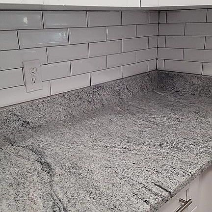 New kitchen granite/cabinets