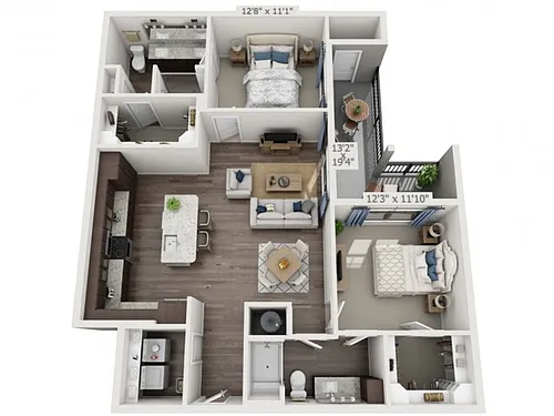 Floor plan B3
