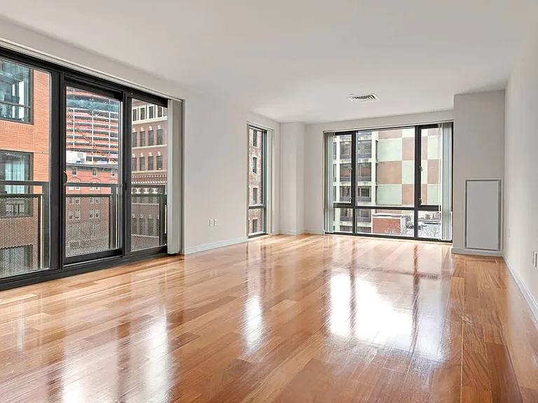 Living Room with Hard Surface Flooring and Juliet Balcony