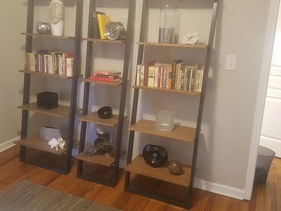 Shelving included (can use for your own books or decorative pieces)