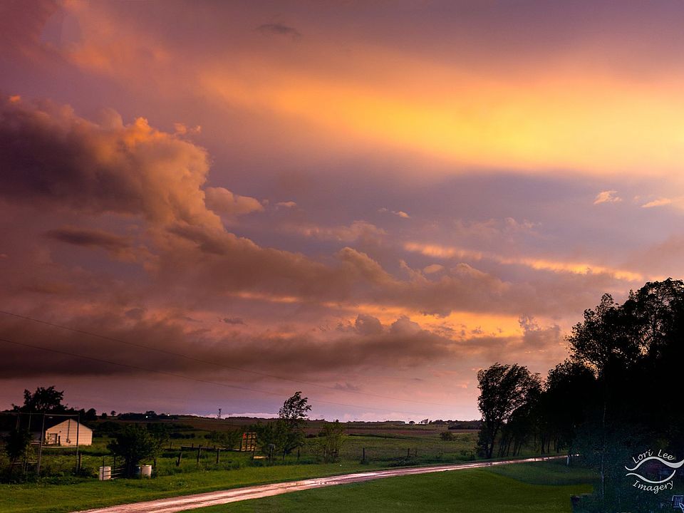 After rain...glorious sunset