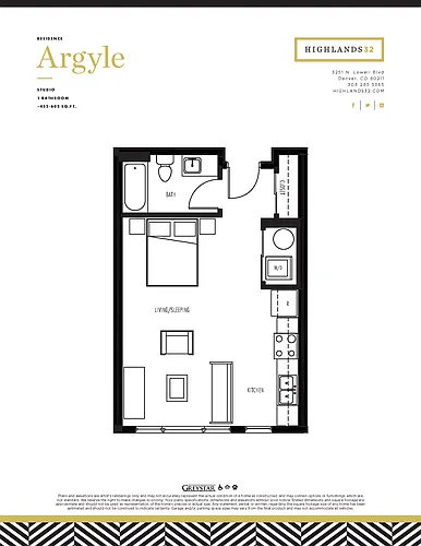Floor plan Argyle