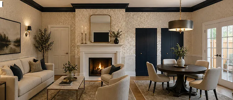 Living Room example set up