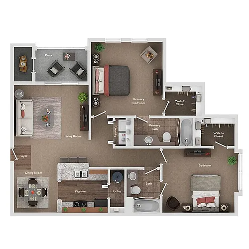 Floor plan Palmetto (C1)