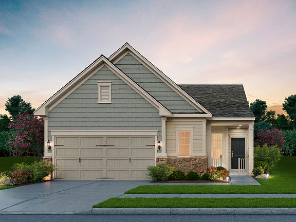 Passport Exterior Rendering - Elevation 4 at Montebello in Sterling, VA.