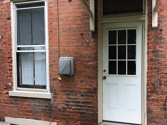 Back door entering into the kitchen 
