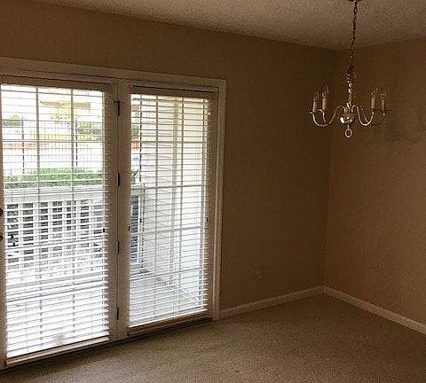 Dinning area with balcony off