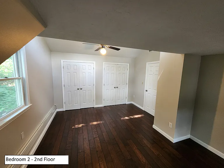 Double closets in 2nd bedroom.