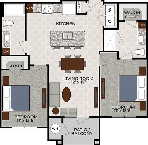 Floor plan 2X2