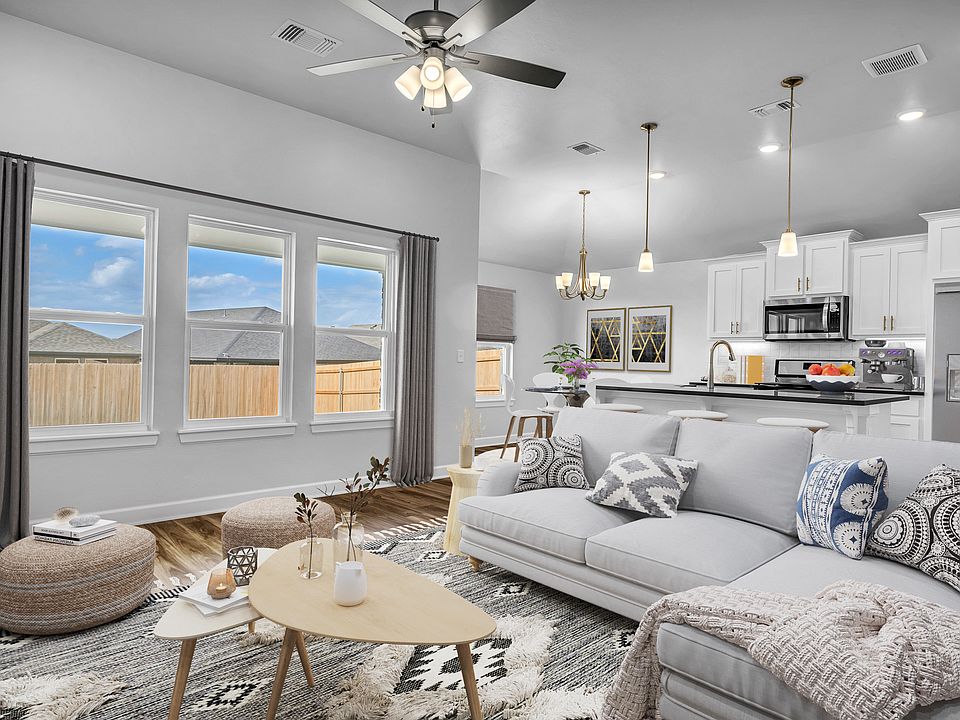 Living Room, Kitchen Dining Area