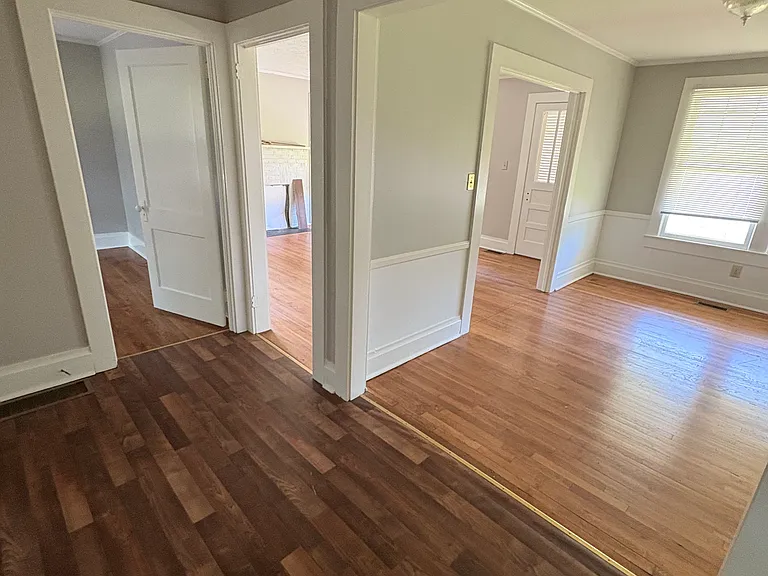 Hallway and dining room