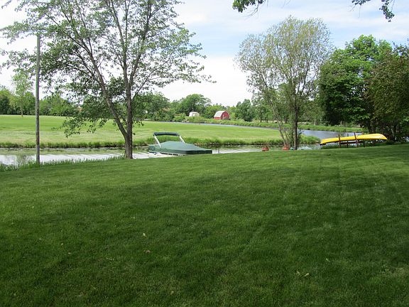 Large back yard on River