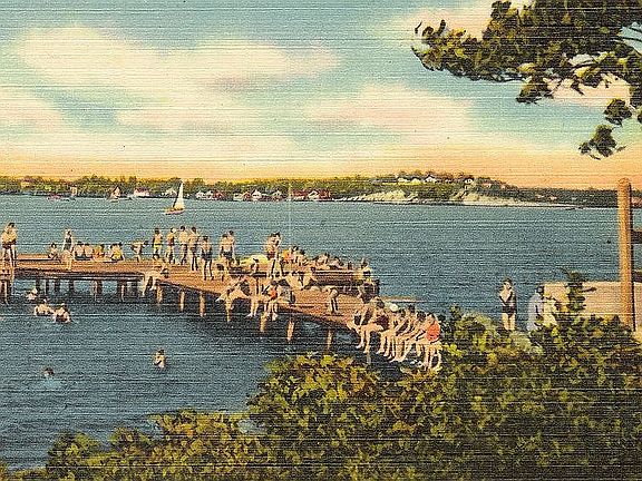 Crabbing (Actual Postcard)