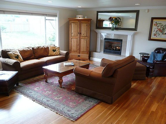 Extensive use of Hardwoods throughout home