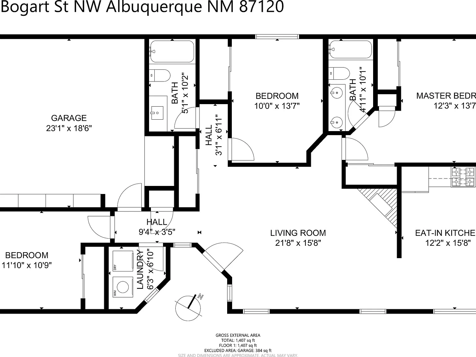3 bed, 2.0 bath, 1407 sqft, $2,500 — Photo 1