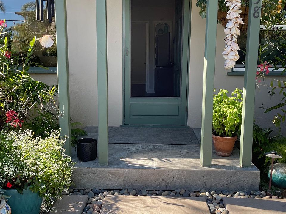Walkway to front door