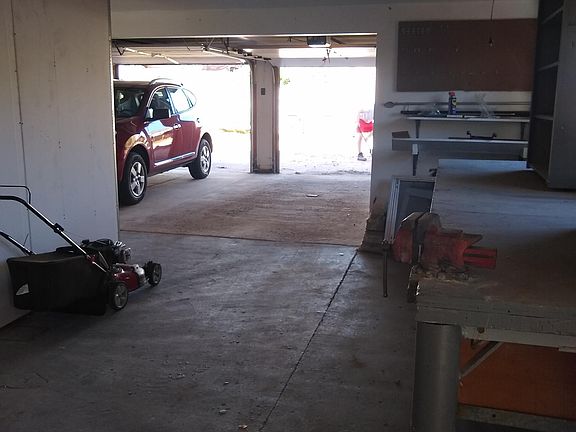 Two bay garage and shop space