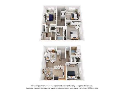 Floor plan 4 Bedroom