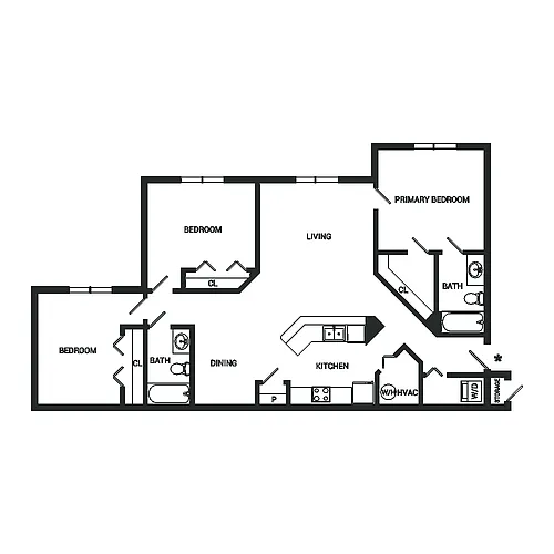 Floor plan Sanctuary - Deluxe