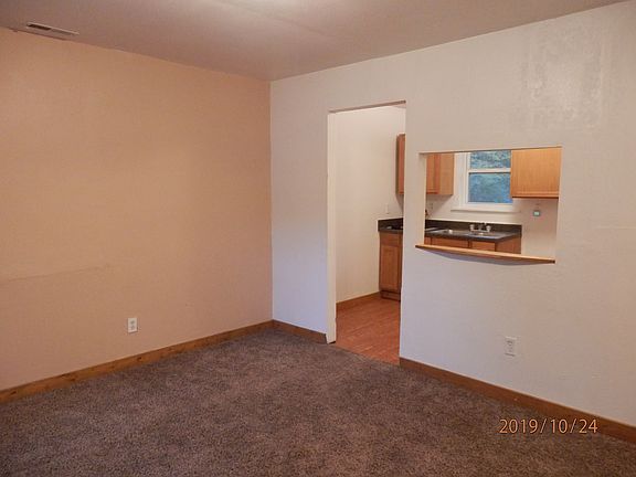 living room into kitchen
