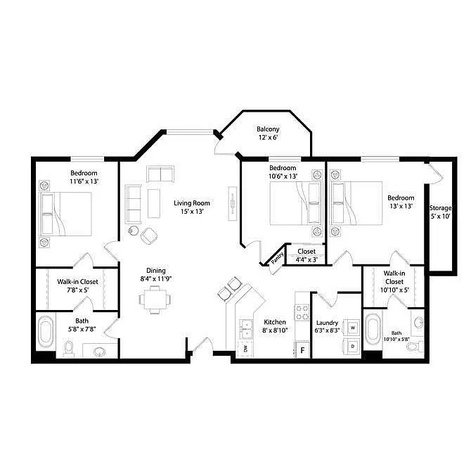 Floor plan C2R