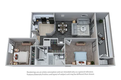 Floor plan Dunes of Boca