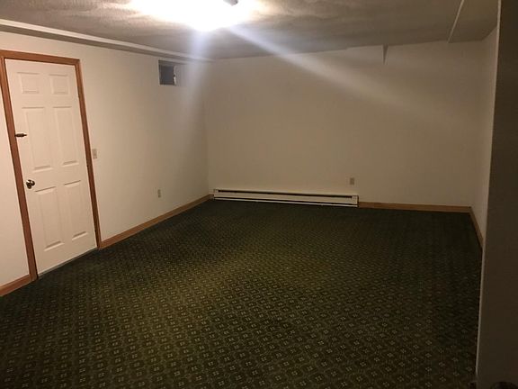 Finished basement room