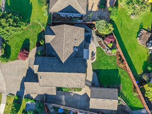 Aerial view of home
