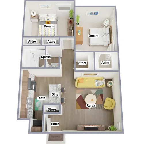 Floor plan 2X1