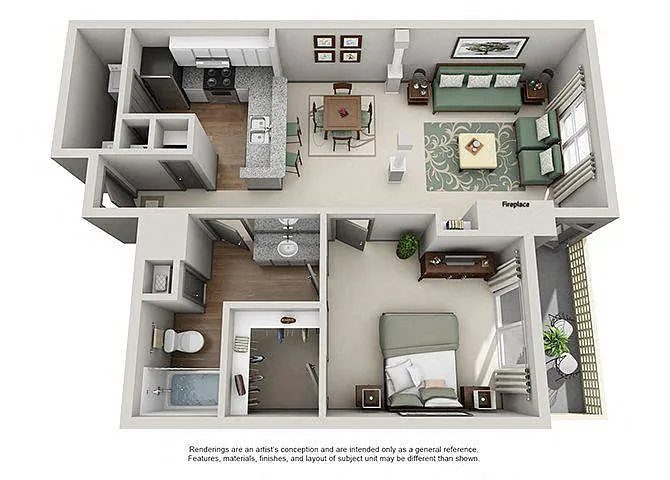 Floor plan 1C Renovation 3