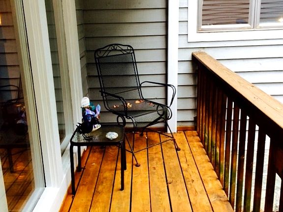 Left Front Covered Deck