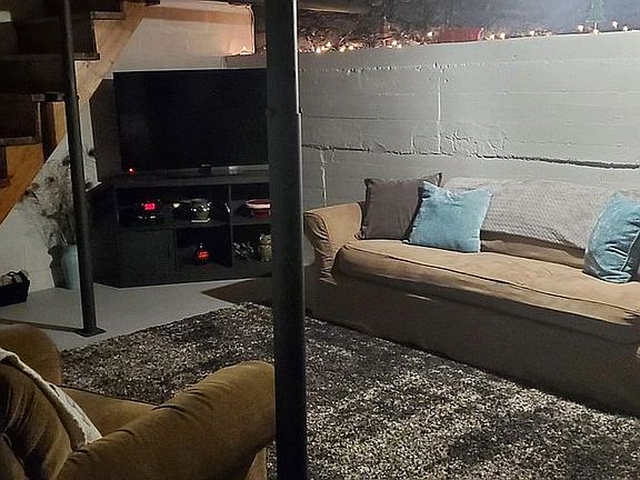 basement living room