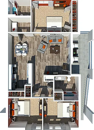 Three Bedroom 2 Bathroom Three Bedroom 2 Bathroom