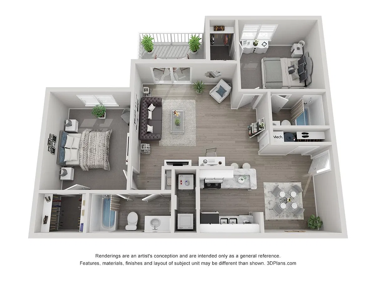 Floor plan 2X2
