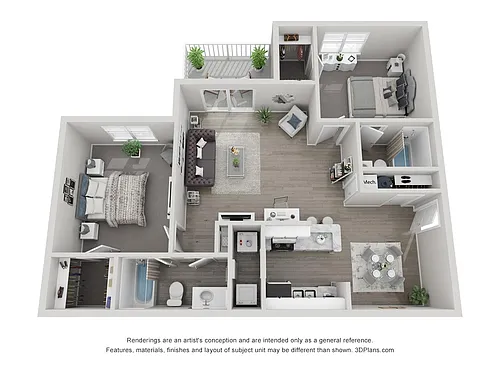 Floor plan 2X2