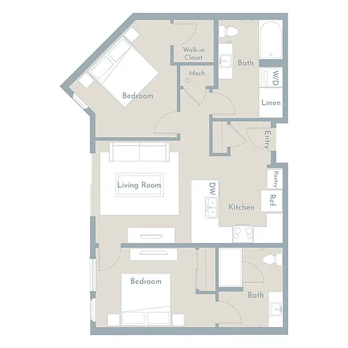 Floor plan B1