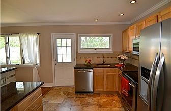 New Tile Floors and Crown Molding