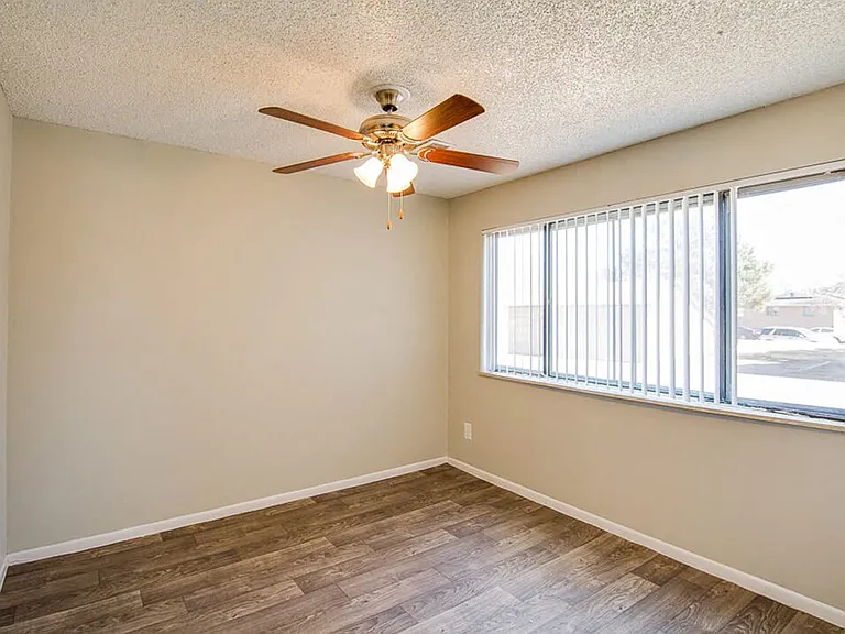 Living Room with Wood-Style Flooring