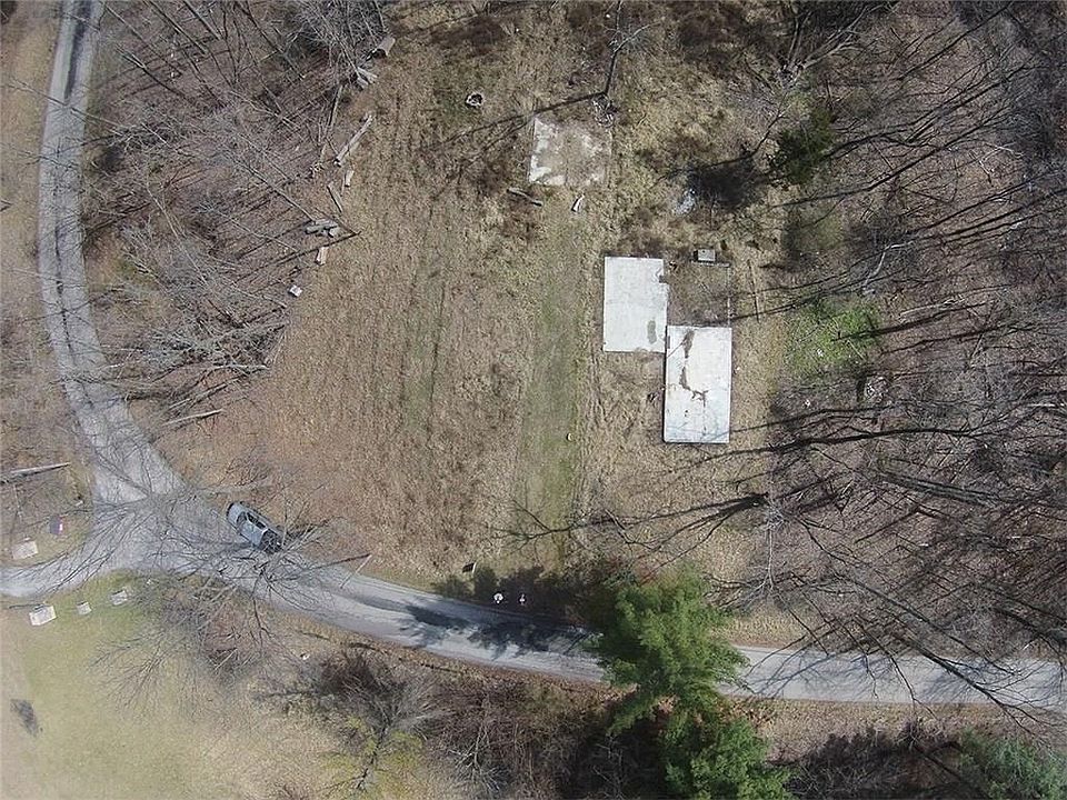 Aerial view. Road is Herbemont. Property includes corner & 3 acres.