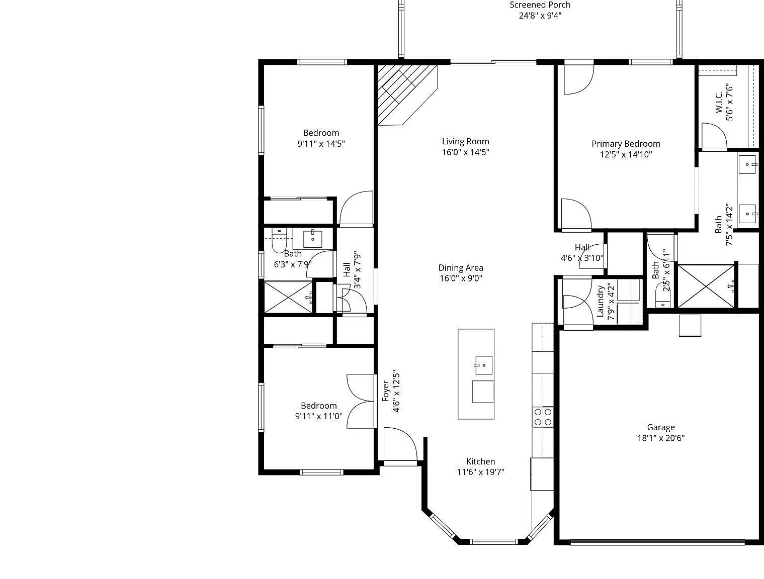 3 bed, 2.0 bath, 1457 sqft, $3,400 — Photo 3