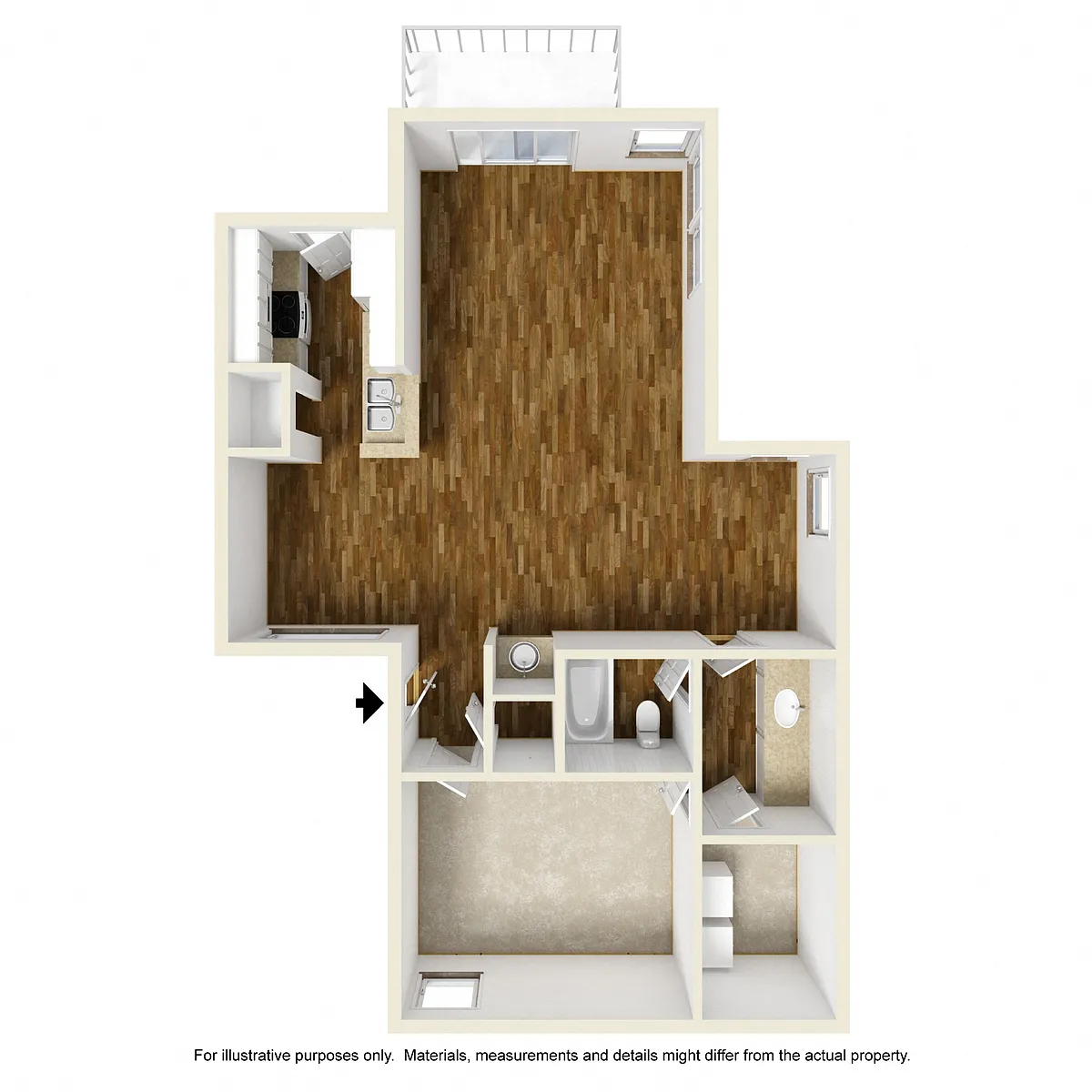 Floor plan Oakmont-A3