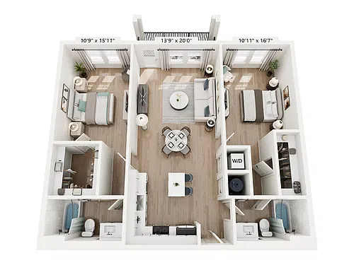 Floor plan B2-B
