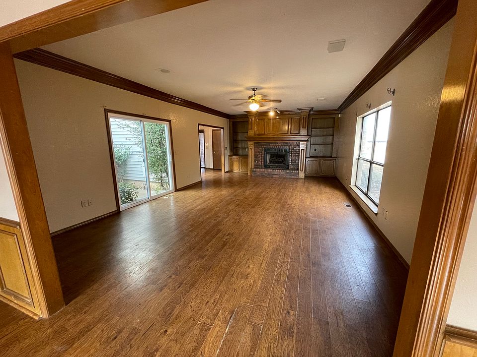 Living room looking from the formal dining room.