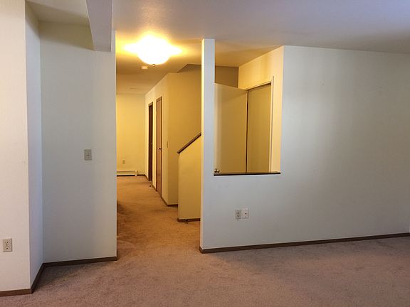Living room to 1/2 bath & utility rm