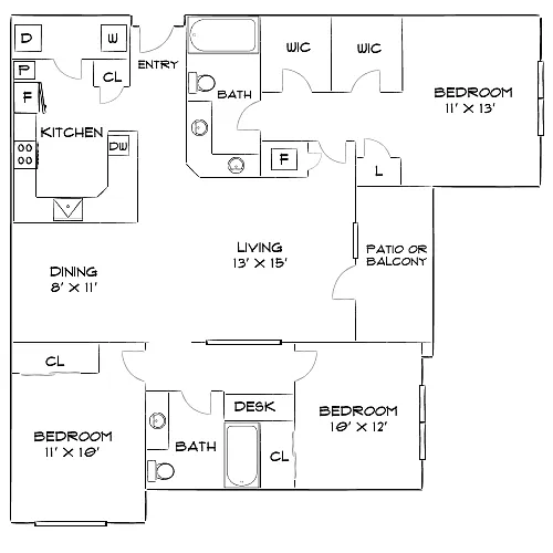 Floor plan Design 3A