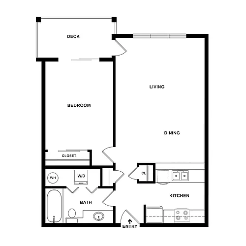 Floor plan One Bedroom