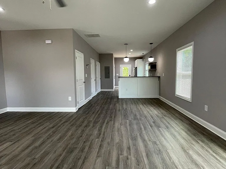 view of kitchen from living room