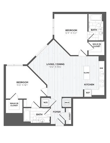 Floor plan B20D