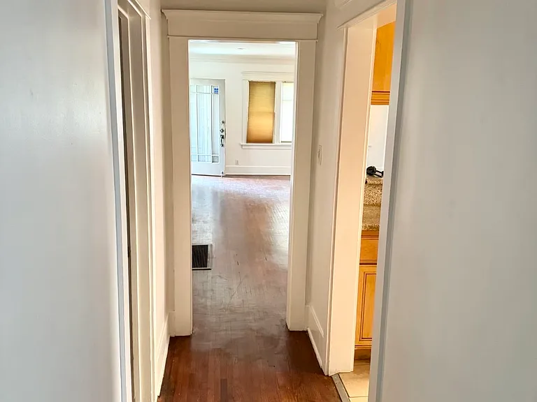 Hallway from rear door