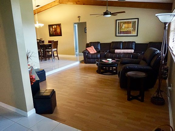 Entry way to living room